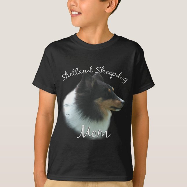 Camiseta Shetland Sheepdog (tri) Mamá 2 (Anverso)