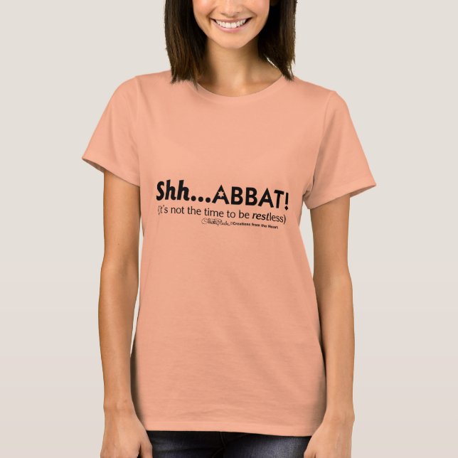 Camiseta Shh...¡abbat! (Anverso)