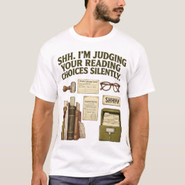 Camiseta Shh Estoy Juzgando Tus Elecciones de Lectura Camis