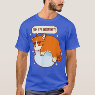 Camiseta Shh Im Incorgnito Corgi Perro Incognito Mascota Pu