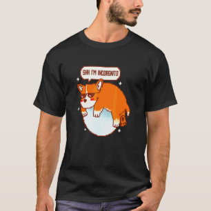 Camiseta Shh soy Corgi Incorgnito Perro Incógnito Mascota J