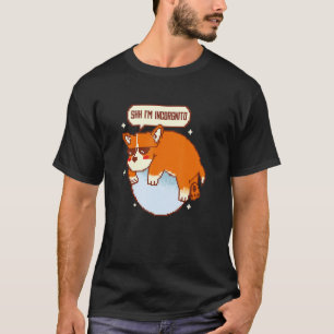 Camiseta Shh yo soy Incorgnito Corgi Perro Incognito Mascot