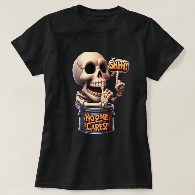 Camiseta SHHH... A nadie le importa el Guardián del barril  (Diseño del anverso)