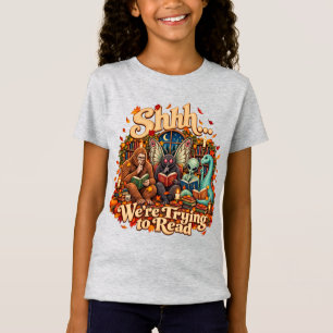 Camiseta Shhh Estamos Intentando Leer Club de Libro de Críp