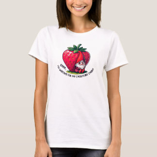 Camiseta Shhh... ¡Estoy esperando la parte de mi pastel! T-