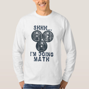 Camiseta shhh estoy haciendo chistes de matemáticas ricas d