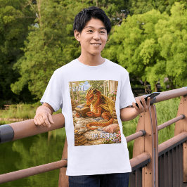Camiseta Shhh… Estoy leyendo Dragón de lectura acogedora