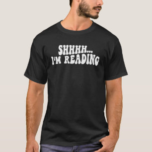 Camiseta Shhh estoy leyendo el ratón de biblioteca