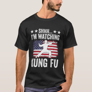 Camiseta Shhh Estoy Viendo Artes Marciales Divertidas de Ku