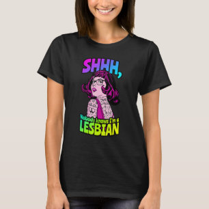 Camiseta Shhh Nadie sabe que soy lesbiana Tattooed Pop Lgbt