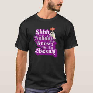 Camiseta Shhh Nadie sabe que soy un orgullo asexual