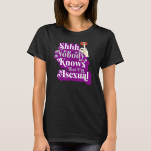 Camiseta Shhh Nadie sabe que soy un orgullo asexual