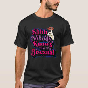 Camiseta Shhh Nadie sabe que soy un orgullo bisexual