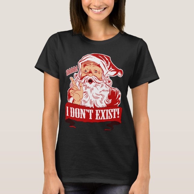 Camiseta Shhh no existo, Navidades divertidos (Anverso)
