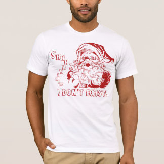 Camiseta ¡Shhh NO EXISTO! Papá Noel
