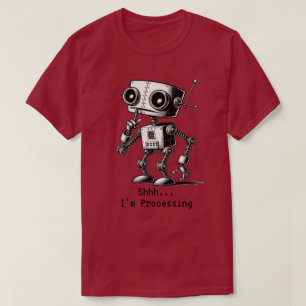 Camiseta Shhh Robot – Shhh… Estoy Procesando