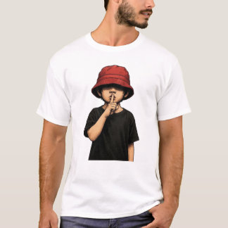 Camiseta Shhh Silence Please | Arte Callejero Mini