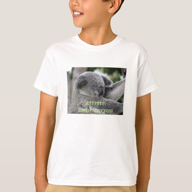 Camiseta ¡shhhhhh duerme en progreso! (Anverso)