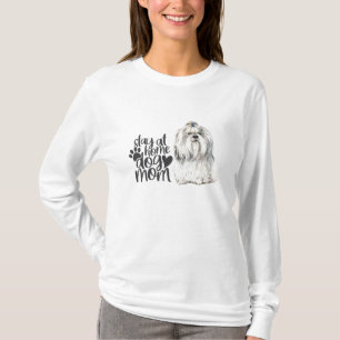 Camiseta Shi-Tzu - Quédate En Casa Perro Mamá