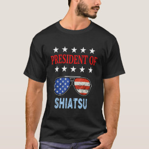 Camiseta Shiatsu Accessories Ee.Uu. Bandera Shiatsu