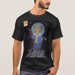 Camiseta SHIB a la luna Crypto Astronauta Shiba Inu moneda