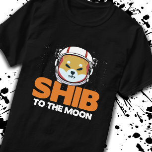 Camiseta Shib Token Shiba Inu Crypto Meme Mono Perro lunar
