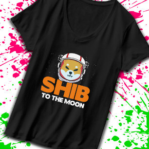 Camiseta Shib Token Shiba Inu Crypto Meme Mono Perro lunar