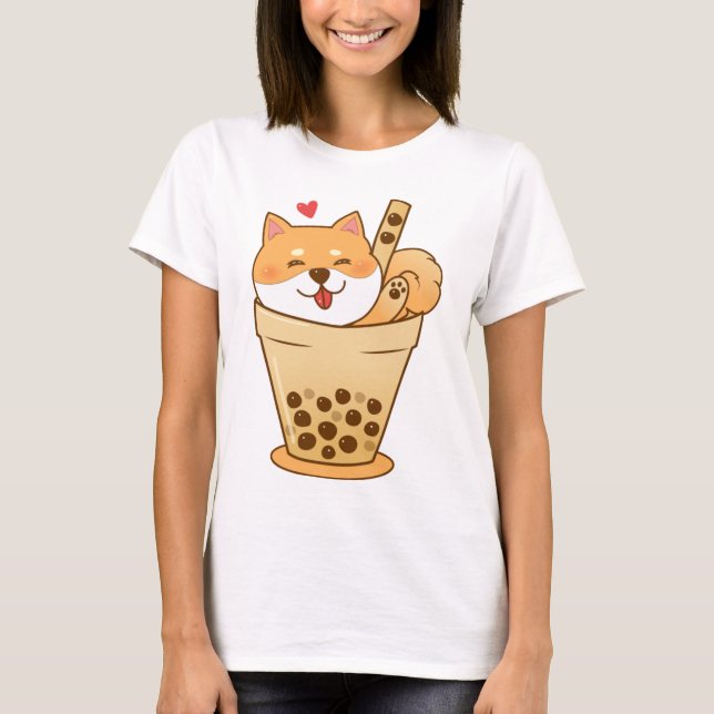 Camiseta Shiba Boba (Anverso)
