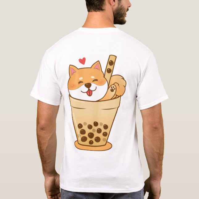 Camiseta Shiba Boba (Reverso)