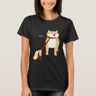 Camiseta Shiba chiba inu Shirt Nope - Doge Meme B