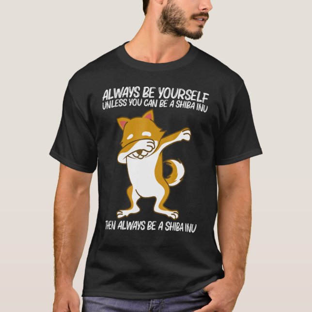 Camiseta Shiba Cute Inu Para Hombres Mujeres Japón Raza Ani (Anverso)