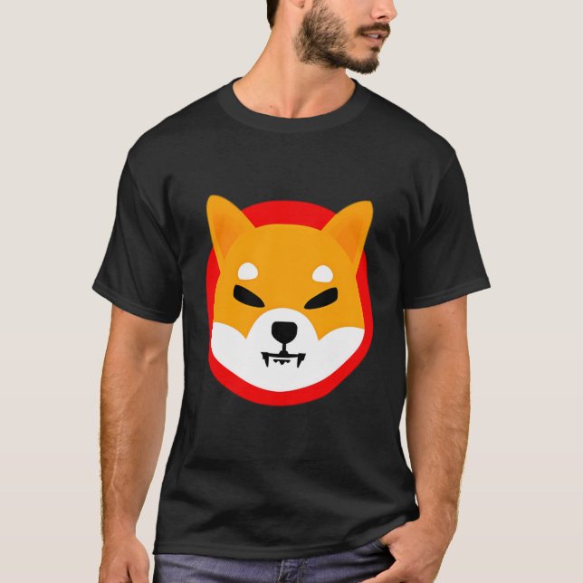 Camiseta Shiba de chiflada de la moneda de Shiba (Anverso)
