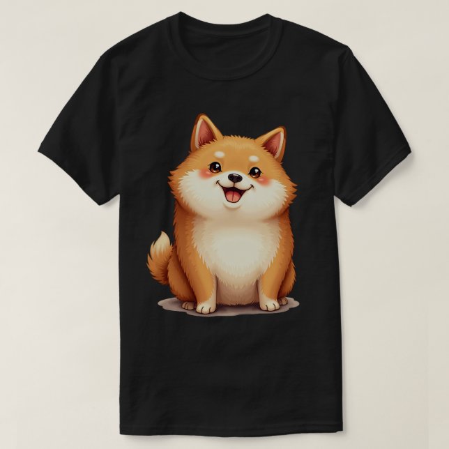 Camiseta Shiba de malvavisco (Diseño del anverso)
