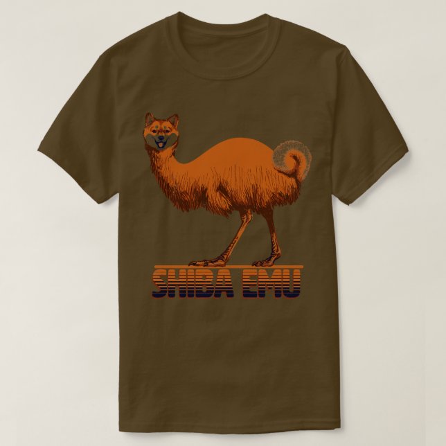 Camiseta Shiba Emu (Diseño del anverso)