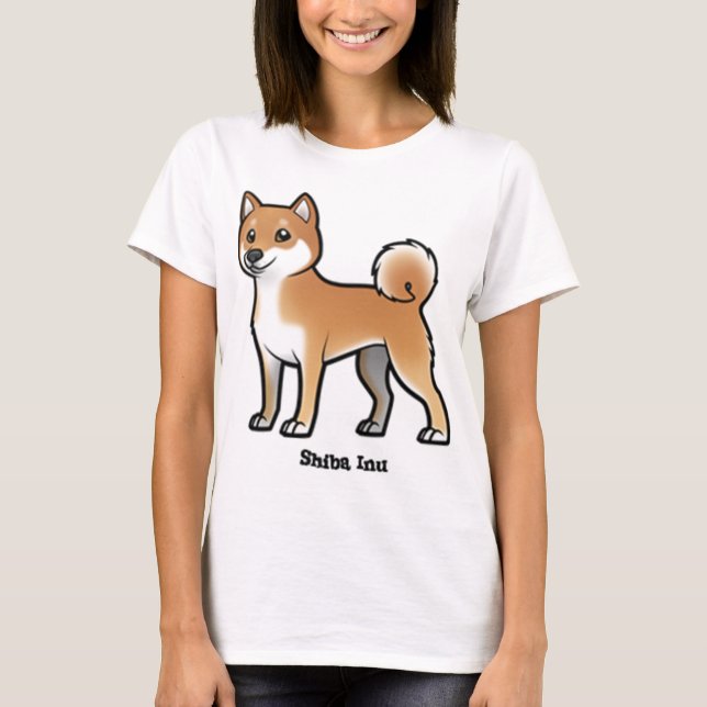 Camiseta shiba inu (Anverso)