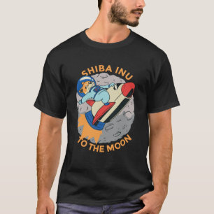 Camiseta Shiba Inu a la luna Bitcoin Crypto Doge Coin Tok