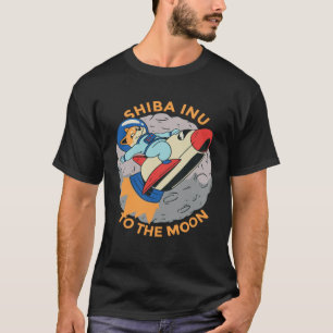 Camiseta Shiba Inu a la luna Bitcoin Crypto Doge Coin Tok