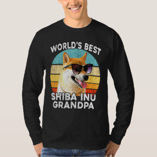 Camiseta Shiba Inu Abuelo Mundialmente Mejor Abuelo de Shib