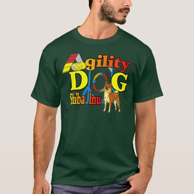 Camiseta Shiba Inu Agility (Anverso)