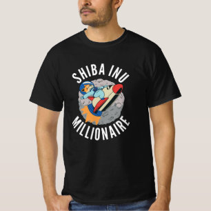 Camiseta Shiba Inu Cargando Moneda Millionaire Hodl