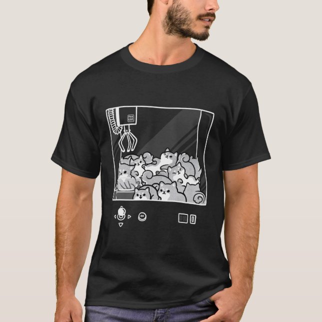 Camiseta Shiba Inu Crane Machine (Anverso)