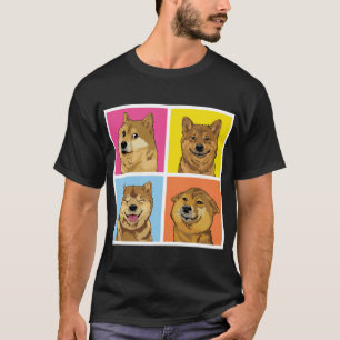 Camiseta Shiba Inu Divertido meme Perros Frame