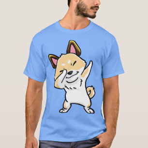 Camiseta Shiba Inu Dog Dabbing Kawaii