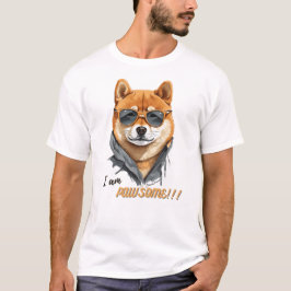 Camiseta Shiba Inu Dog I am Pawsome