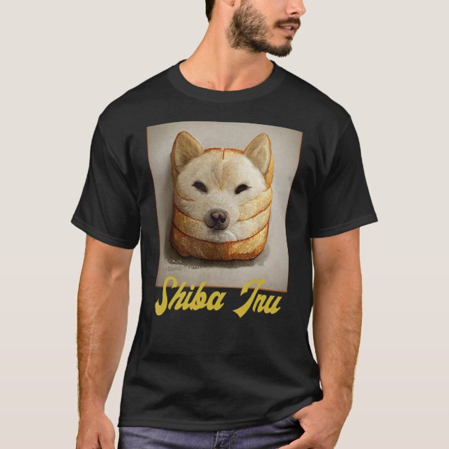 Camiseta Shiba Inu Doge Meme Loaf De Pan Akita Inu Hokkai (Anverso)