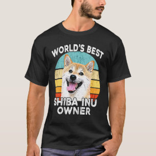 Camiseta Shiba Inu Doge Worlds Mejor Perro de Dueños Inu Sh