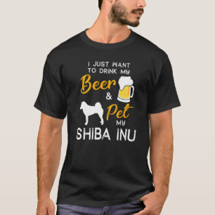 Camiseta Shiba Inu Dueño de Cervezas de Perro Navidades Cum