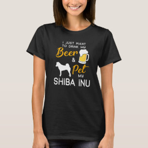 Camiseta Shiba Inu Dueño de Cervezas de Perro Navidades Cum