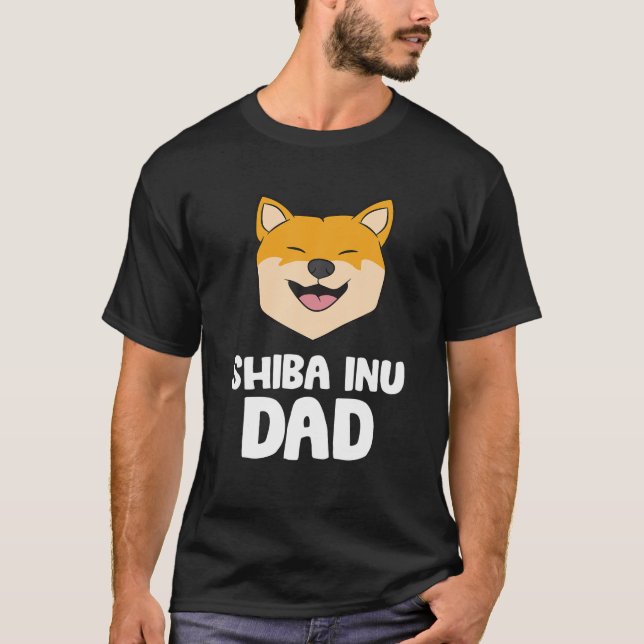 Camiseta Shiba Inu Dueño De Perro Papá Funny Shiba Inu Papá (Anverso)