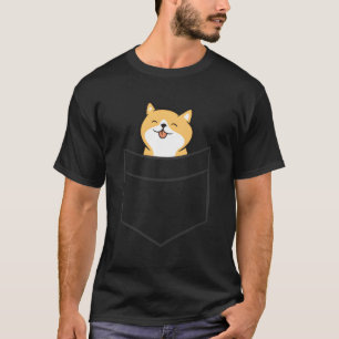 Camiseta Shiba Inu En Un Bolsillo Shiba Inu